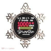 5th Grade 1000 Days Smarter Fifth Grade Student 1000th Day Ornament thumb 0
