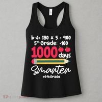 5th Grade 1000 Days Smarter Fifth Grade Student 1000th Day Women's Tank Top thumb 3
