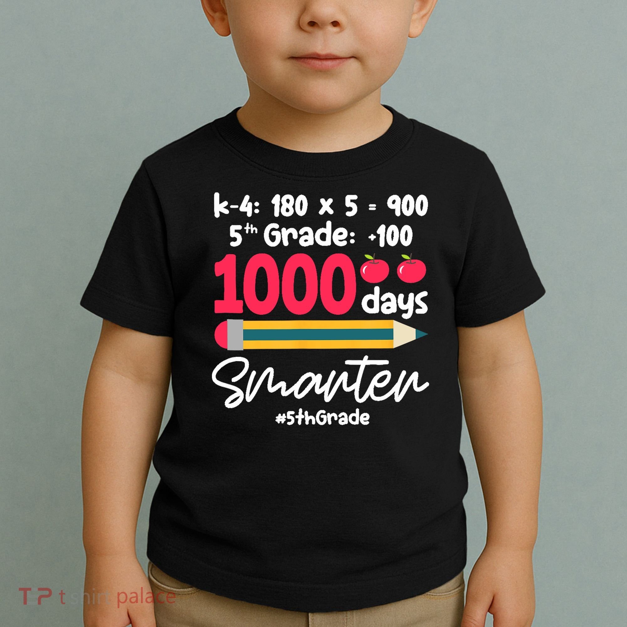 5th Grade 1000 Days Smarter Fifth Grade Student 1000th Day Toddler T-Shirt