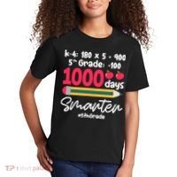 5th Grade 1000 Days Smarter Fifth Grade Student 1000th Day Kids T-Shirt thumb 2