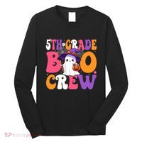 5th Grade Boo Crew Halloween Fifth Grade Halloween Teacher Long Sleeve Shirt thumb 0