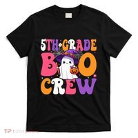 5th Grade Boo Crew Halloween Fifth Grade Halloween Teacher T-Shirt thumb 0