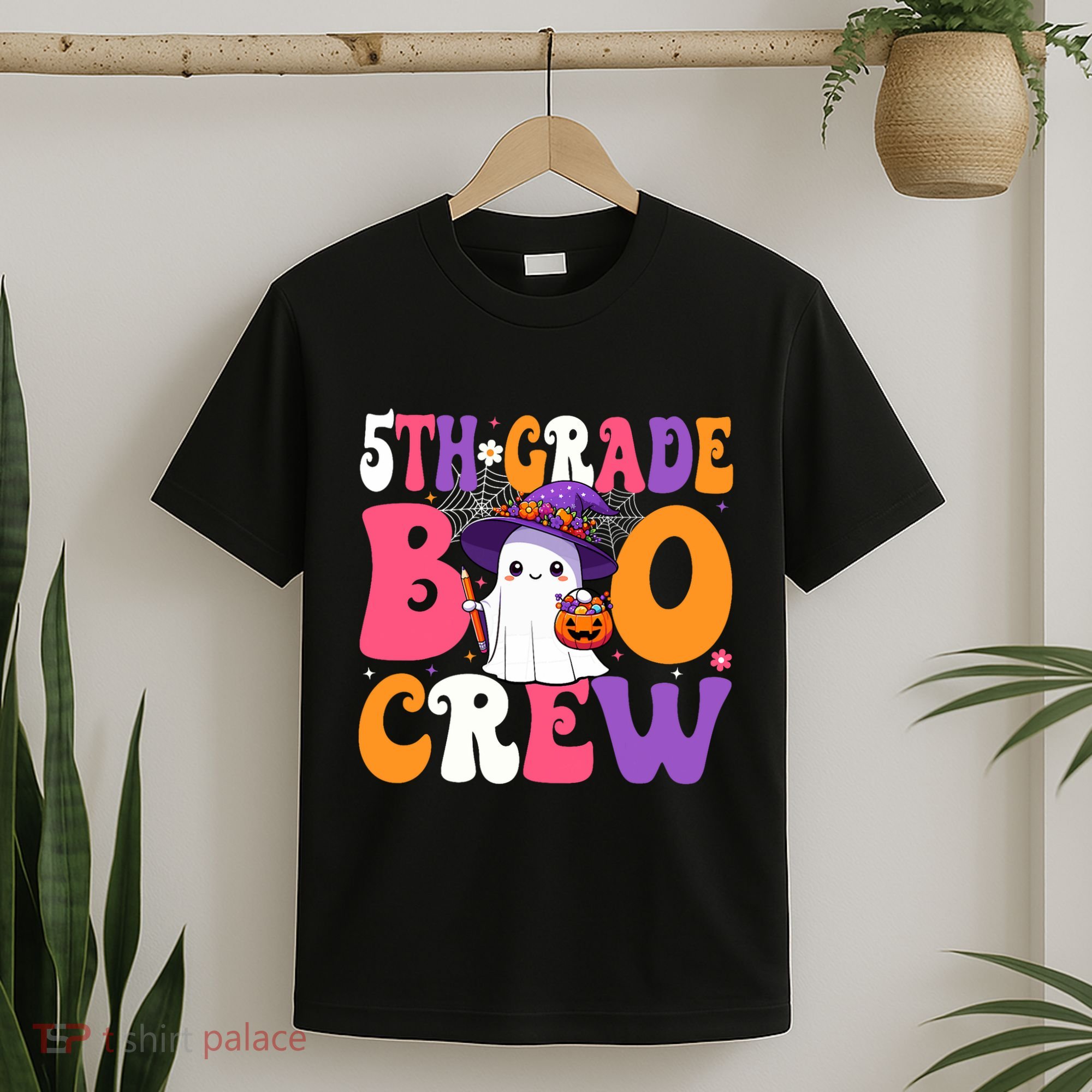 5th Grade Boo Crew Halloween Fifth Grade Halloween Teacher T-Shirt