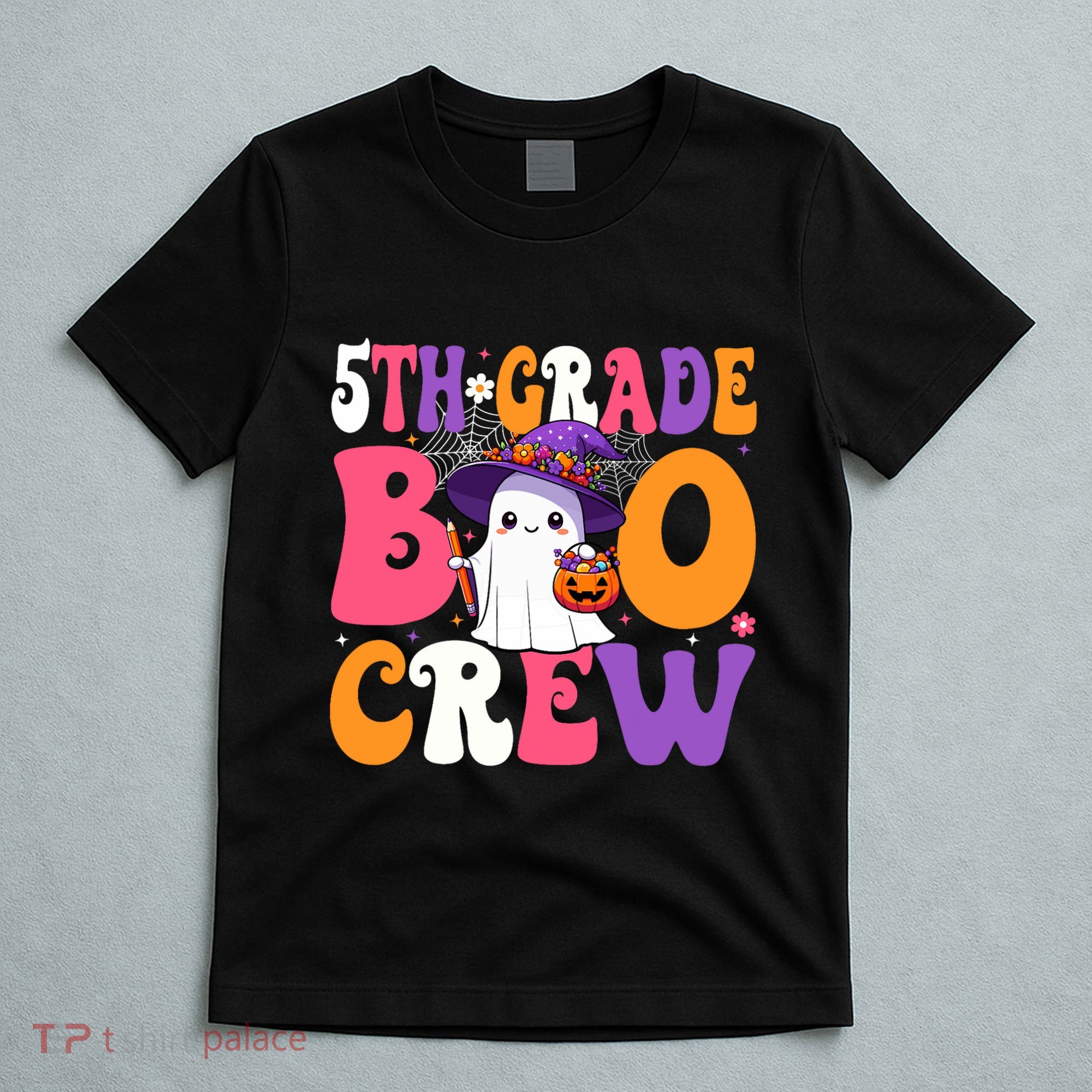 5th Grade Boo Crew Halloween Fifth Grade Halloween Teacher T-Shirt