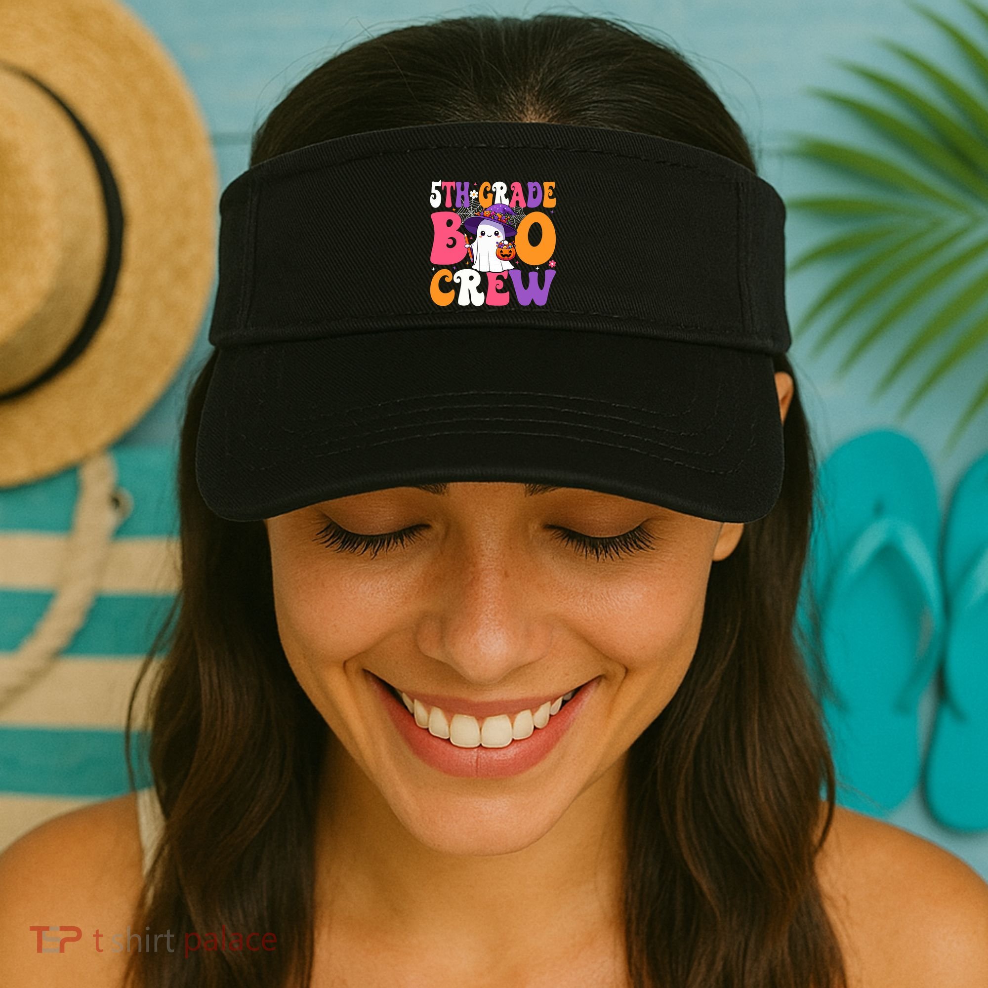 5th Grade Boo Crew Halloween Fifth Grade Halloween Teacher Visor