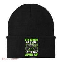5th Grade Complete Time To Level Up Gaming Graduation Beanie thumb 0