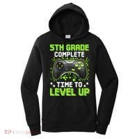 5th Grade Complete Time To Level Up Gaming Graduation Women's Hoodie thumb 0