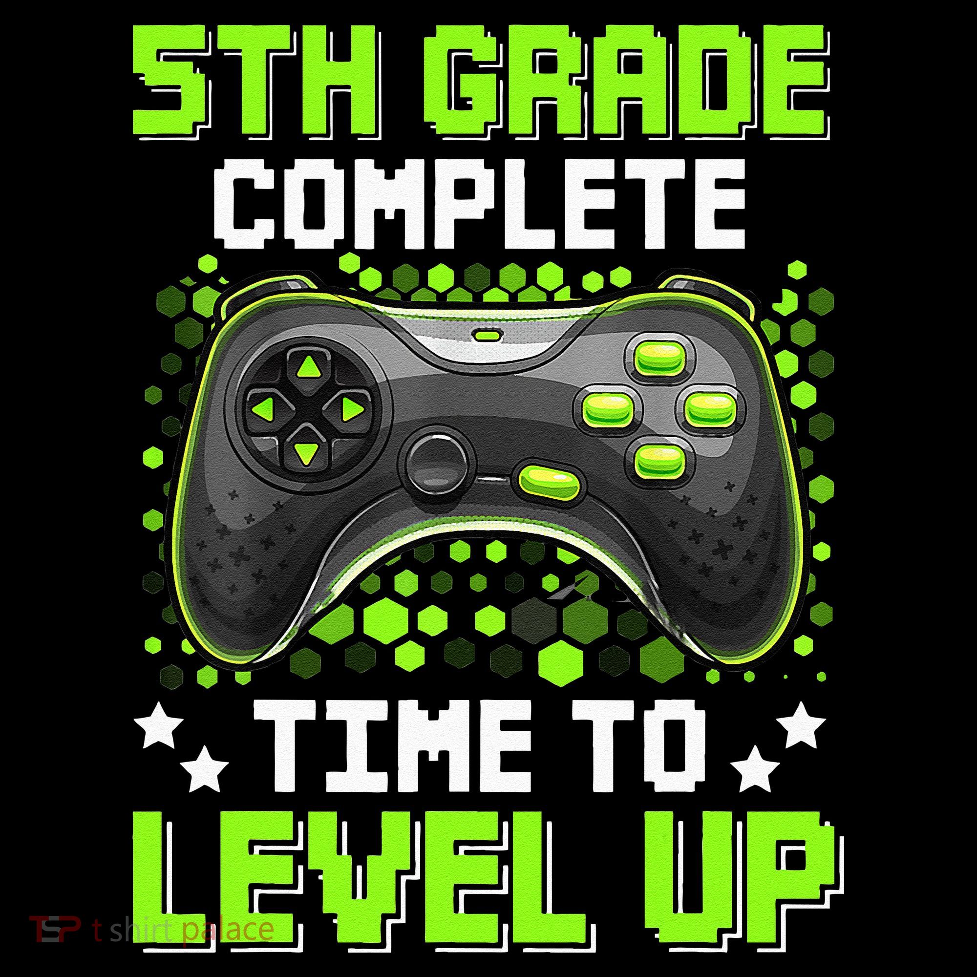 5th Grade Complete Time To Level Up Gaming Graduation Women's Hoodie