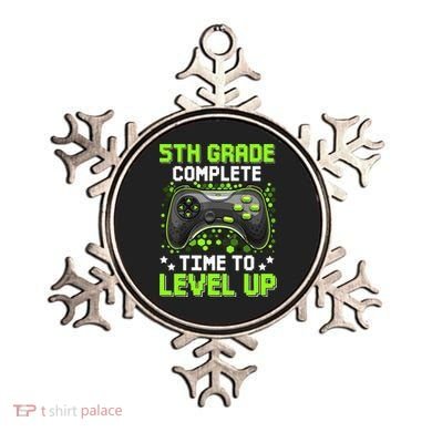 5th Grade Complete Time To Level Up Gaming Graduation Ornament