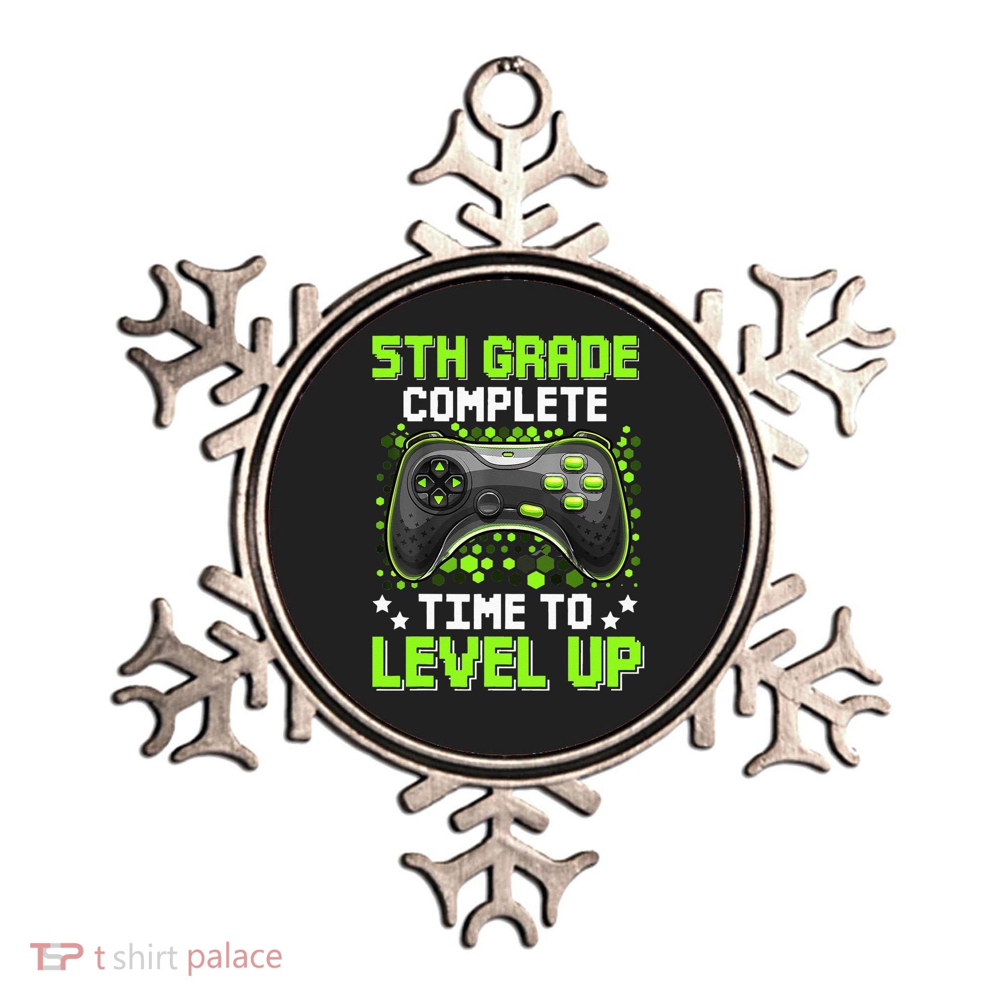 5th Grade Complete Time To Level Up Gaming Graduation Ornament