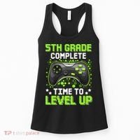 5th Grade Complete Time To Level Up Gaming Graduation Women's Tank Top thumb 0
