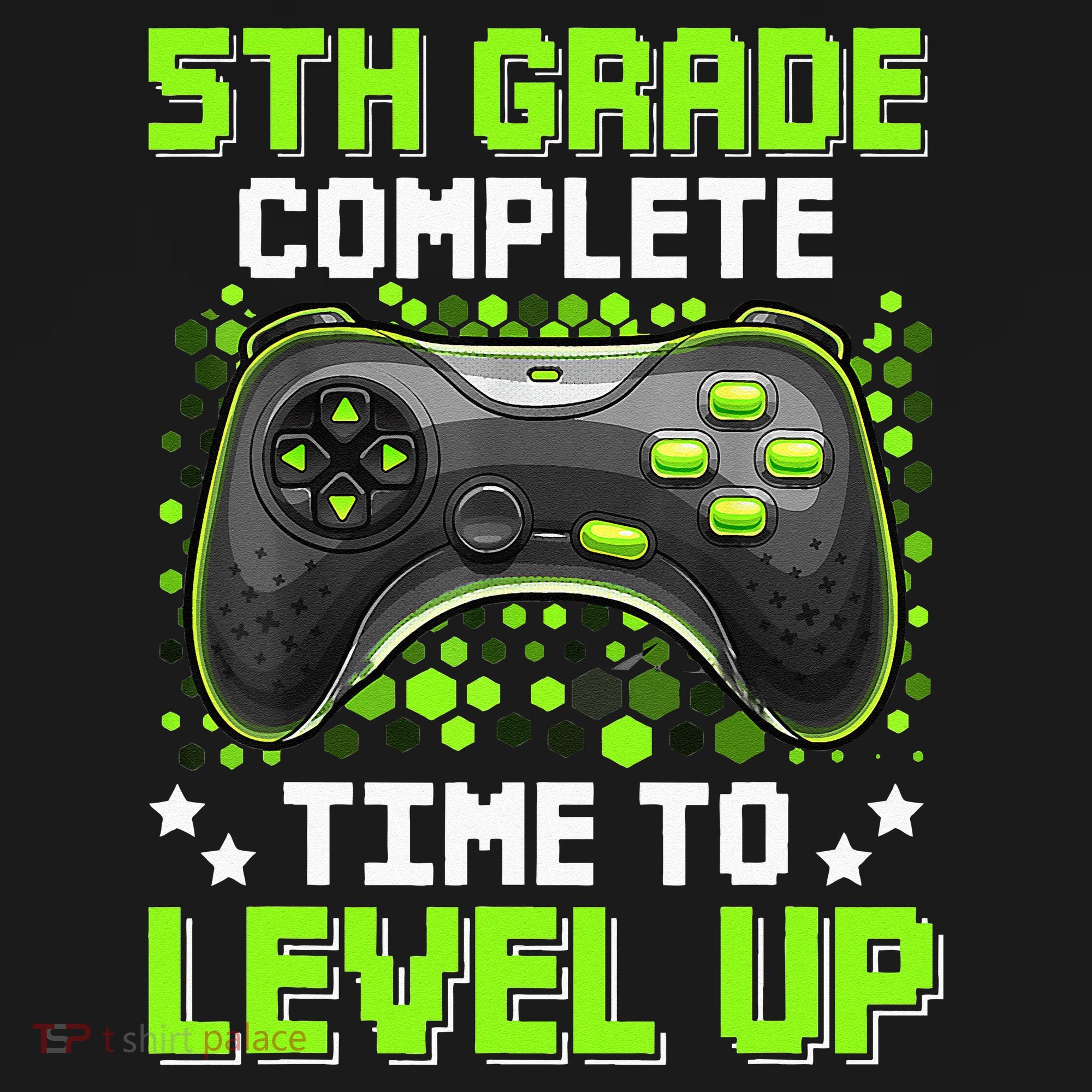 5th Grade Complete Time To Level Up Gaming Graduation Baby Bodysuit
