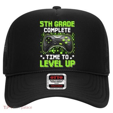 5th Grade Complete Time To Level Up Gaming Graduation Hat