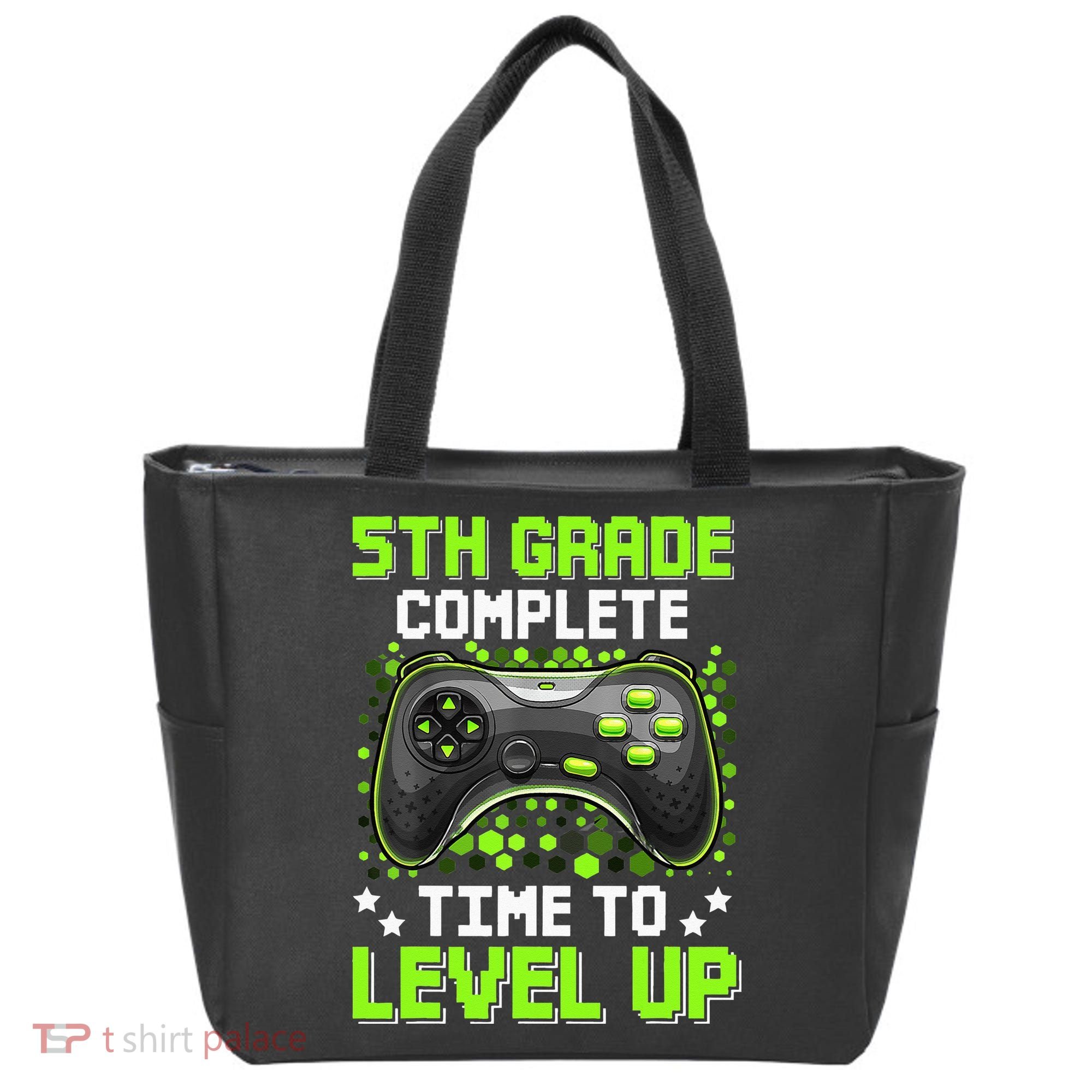 5th Grade Complete Time To Level Up Gaming Graduation Tote Bag