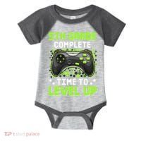 5th Grade Complete Time To Level Up Gaming Graduation Infant Baby Jersey Bodysuit thumb 0