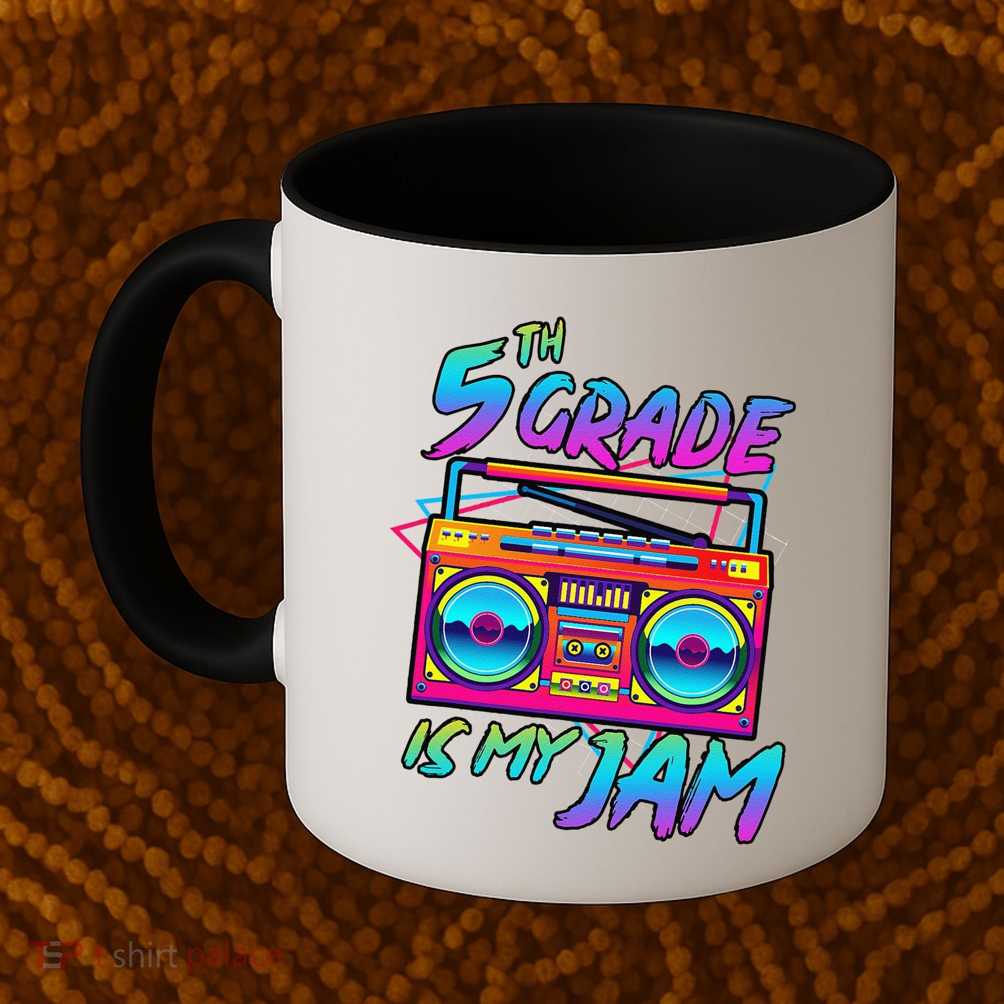 5th Grade Is My Jam First Day Of School Funny Retro Teacher Coffee Mug