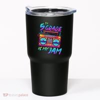 5th Grade Is My Jam First Day Of School Funny Retro Teacher Tumbler thumb 0