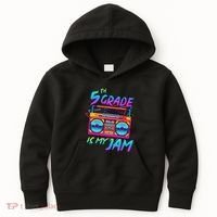 5th Grade Is My Jam First Day Of School Funny Retro Teacher Kids Hoodie thumb 0