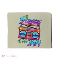 5th Grade Is My Jam First Day Of School Funny Retro Teacher Mousepad thumb 0