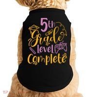 5th Grade Level Complete Fifth Grader School Graduation Doggie Tank thumb 0