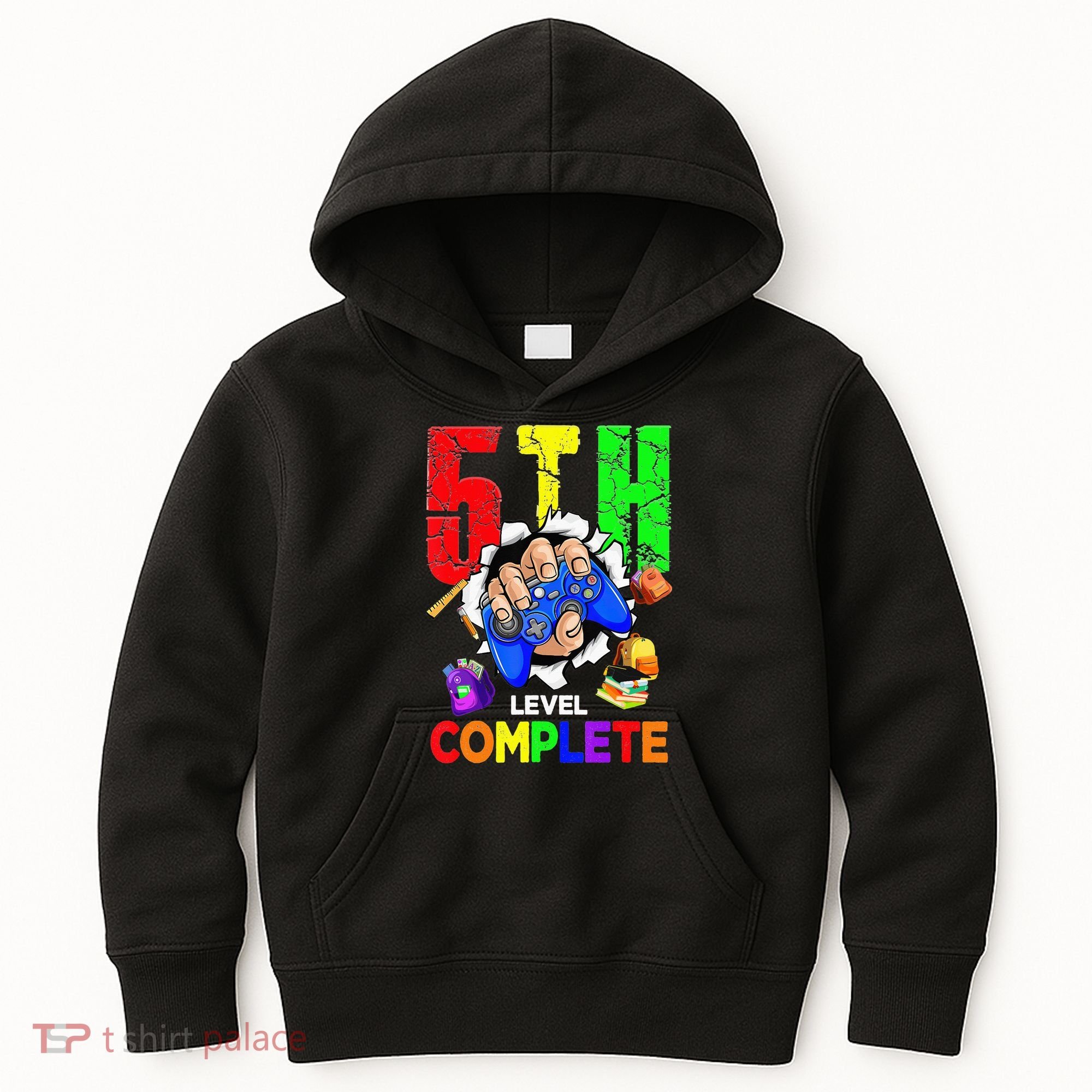 5Th Grade Level Complete Graduation Last Day Of School Kids Hoodie