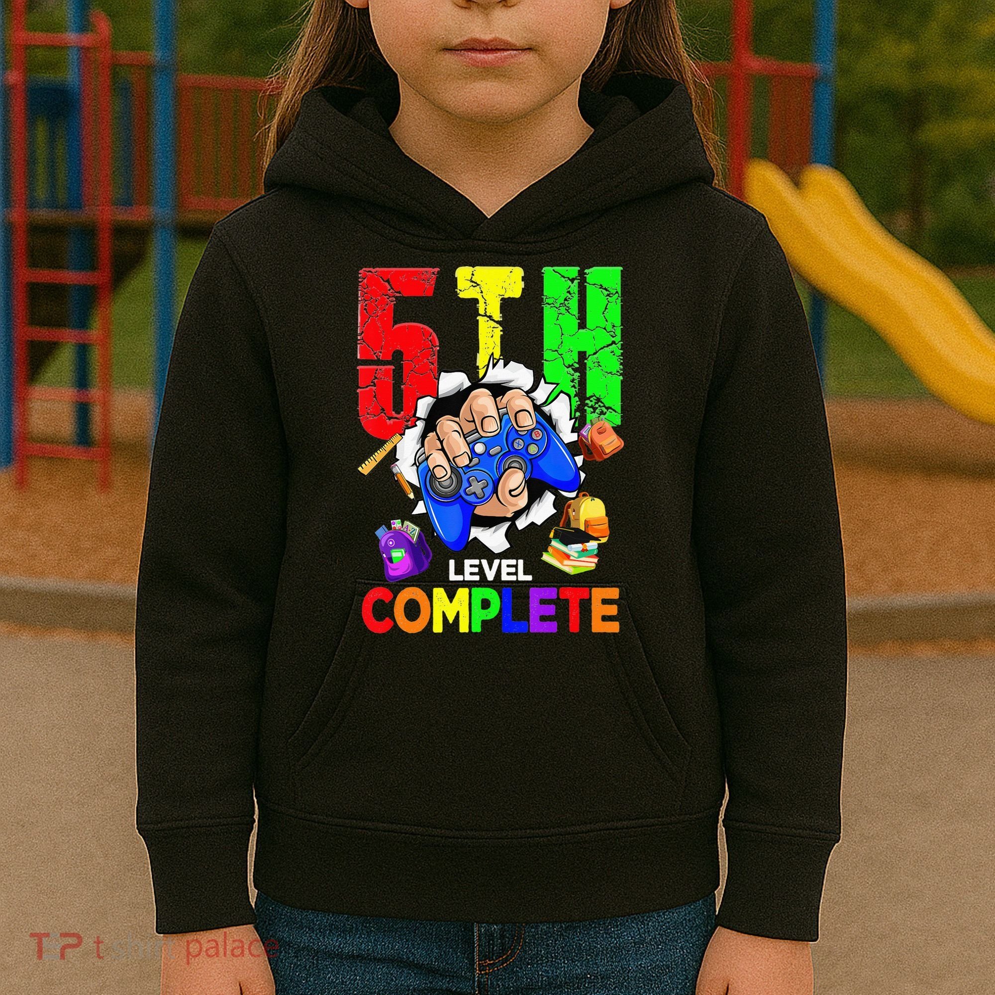 5Th Grade Level Complete Graduation Last Day Of School Kids Hoodie