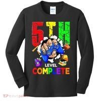 5Th Grade Level Complete Graduation Last Day Of School Kids Long Sleeve Shirt thumb 0