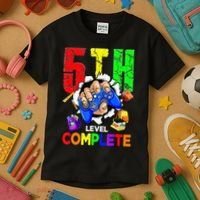 5Th Grade Level Complete Graduation Last Day Of School Kids T-Shirt thumb 3