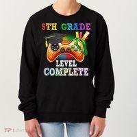 5Th Grade Level Complete Last Day Of School Graduation Women's Sweatshirt thumb 0