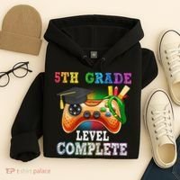 5Th Grade Level Complete Last Day Of School Graduation Hoodie thumb 4