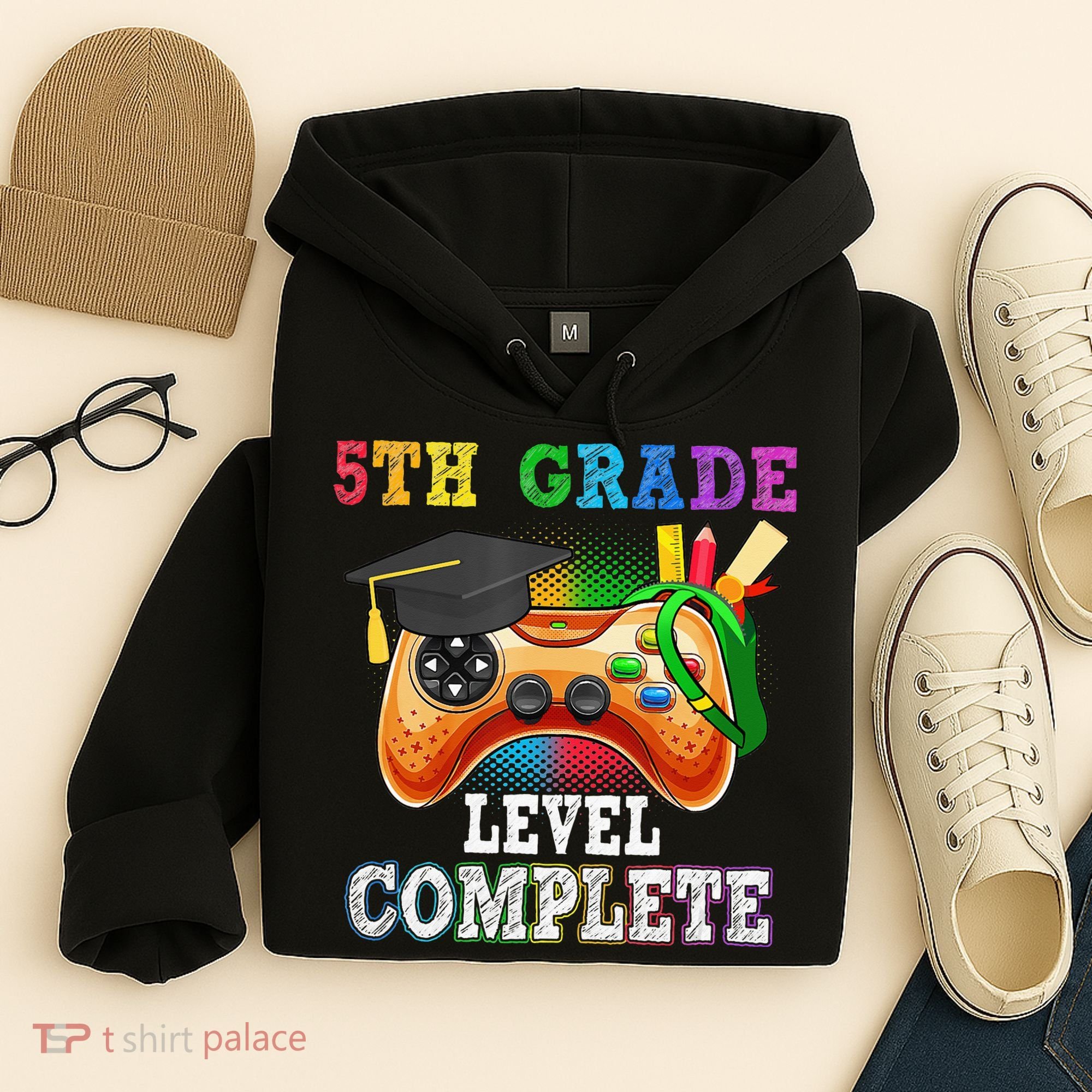 5Th Grade Level Complete Last Day Of School Graduation Hoodie