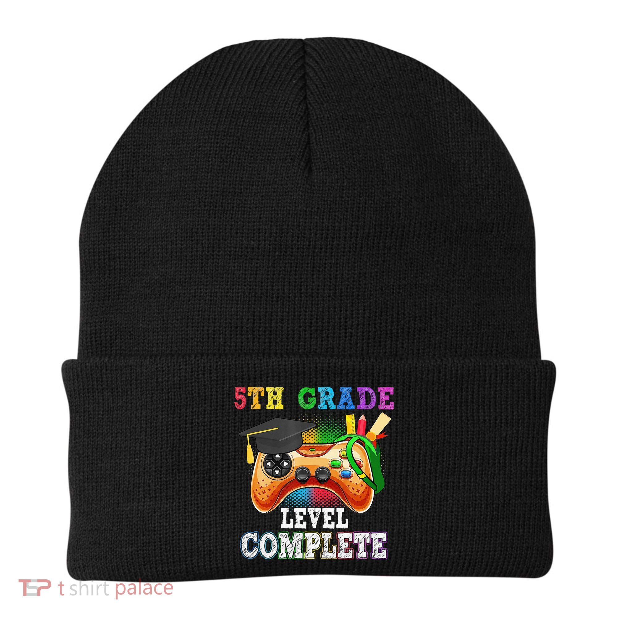 5Th Grade Level Complete Last Day Of School Graduation Beanie
