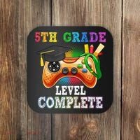 5Th Grade Level Complete Last Day Of School Graduation Coaster thumb 0