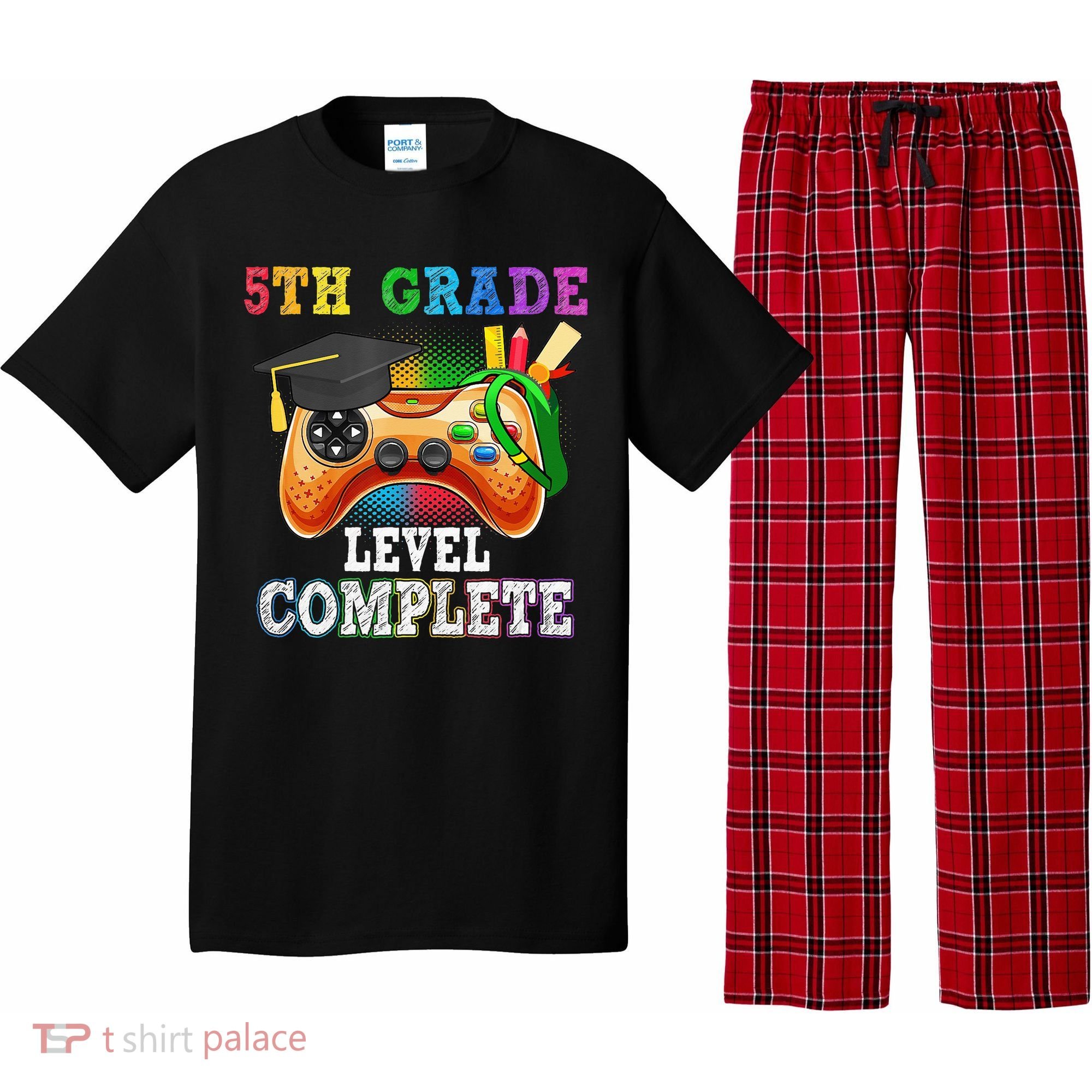 5Th Grade Level Complete Last Day Of School Graduation Pajama Set