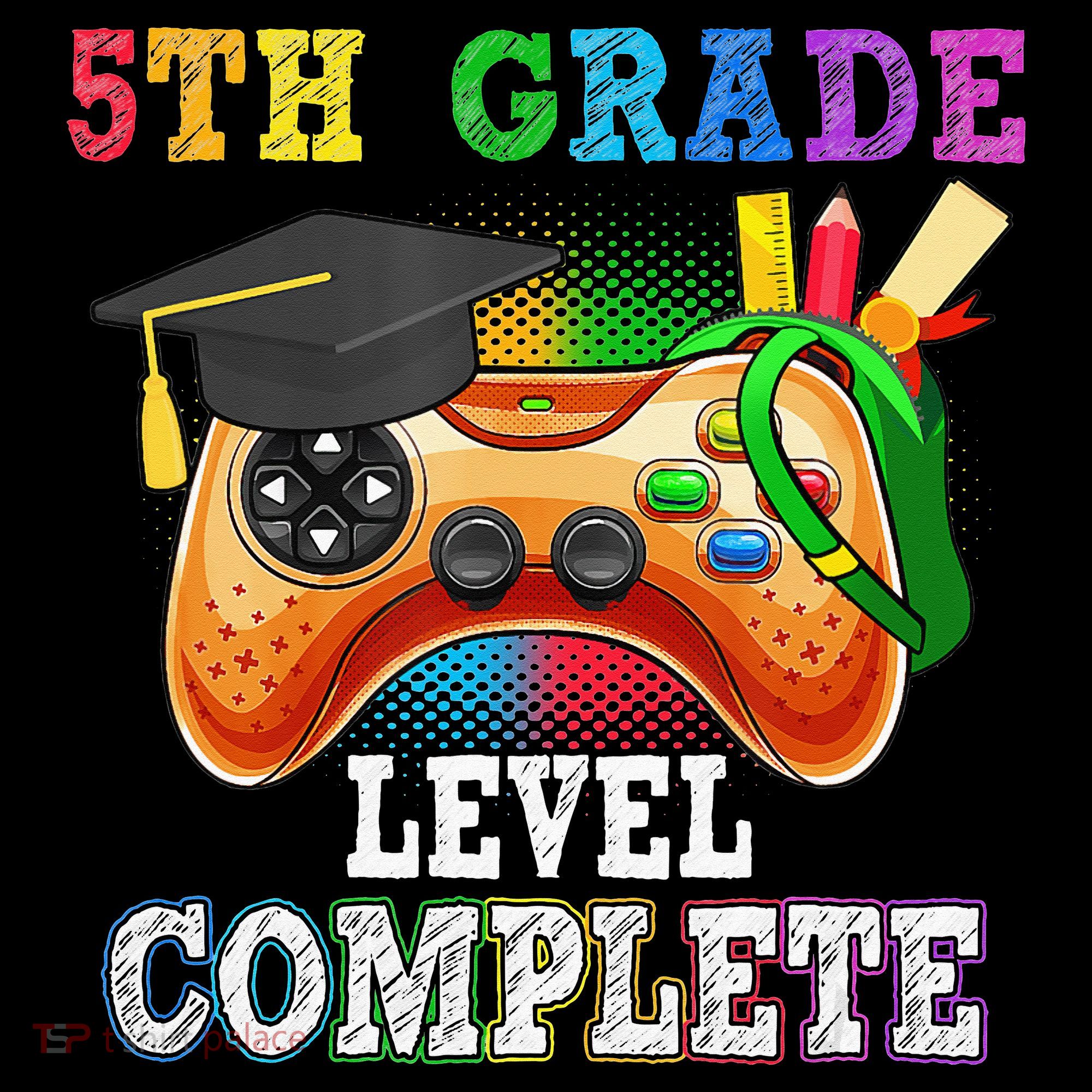 5Th Grade Level Complete Last Day Of School Graduation Women's Hoodie