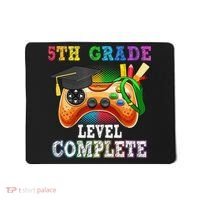 5Th Grade Level Complete Last Day Of School Graduation Mousepad thumb 0