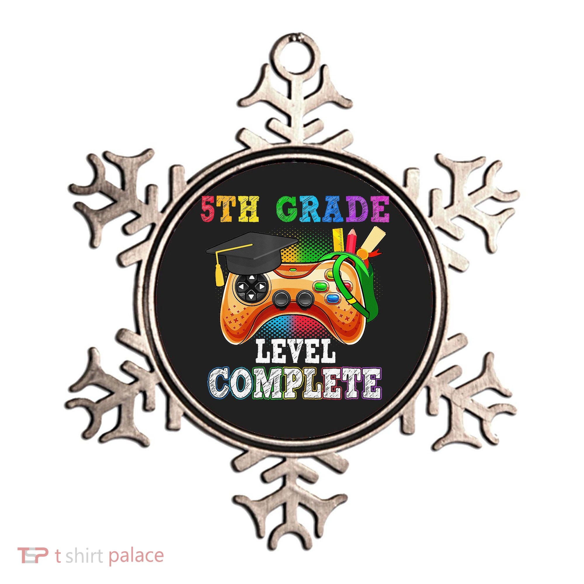 5Th Grade Level Complete Last Day Of School Graduation Ornament