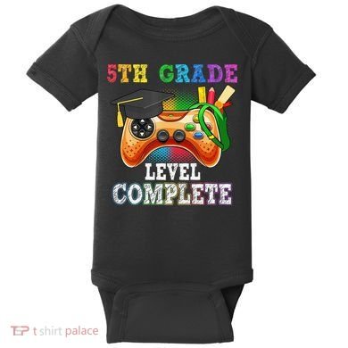 5Th Grade Level Complete Last Day Of School Graduation Baby Bodysuit