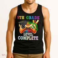 5Th Grade Level Complete Last Day Of School Graduation Tank Top thumb 3