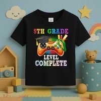 5Th Grade Level Complete Last Day Of School Graduation Toddler T-Shirt thumb 3