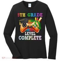 5Th Grade Level Complete Last Day Of School Graduation Women's Long Sleeve Shirt thumb 0