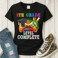 5Th Grade Level Complete Last Day Of School Graduation Women's T-Shirt thumb 3