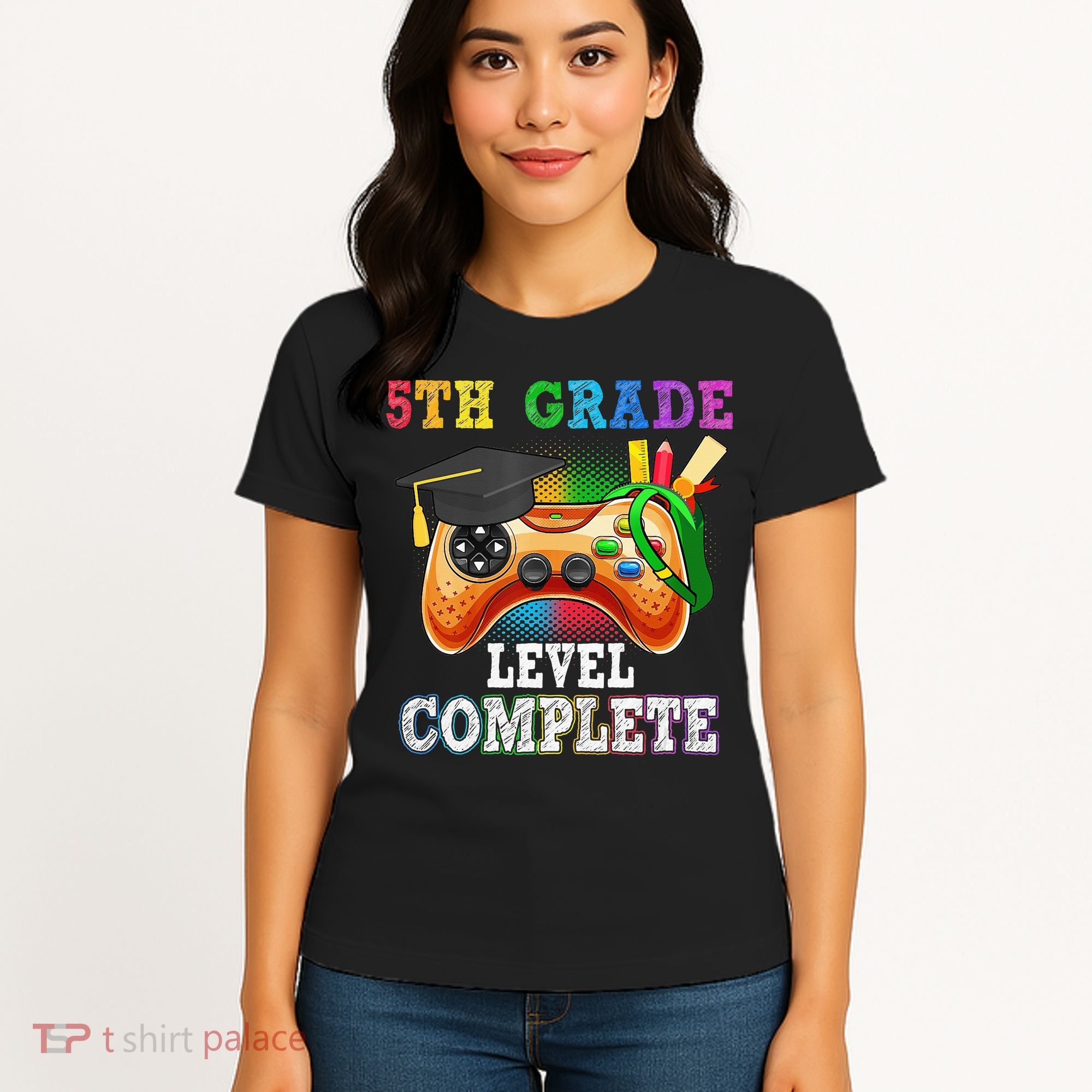 5Th Grade Level Complete Last Day Of School Graduation Women's T-Shirt
