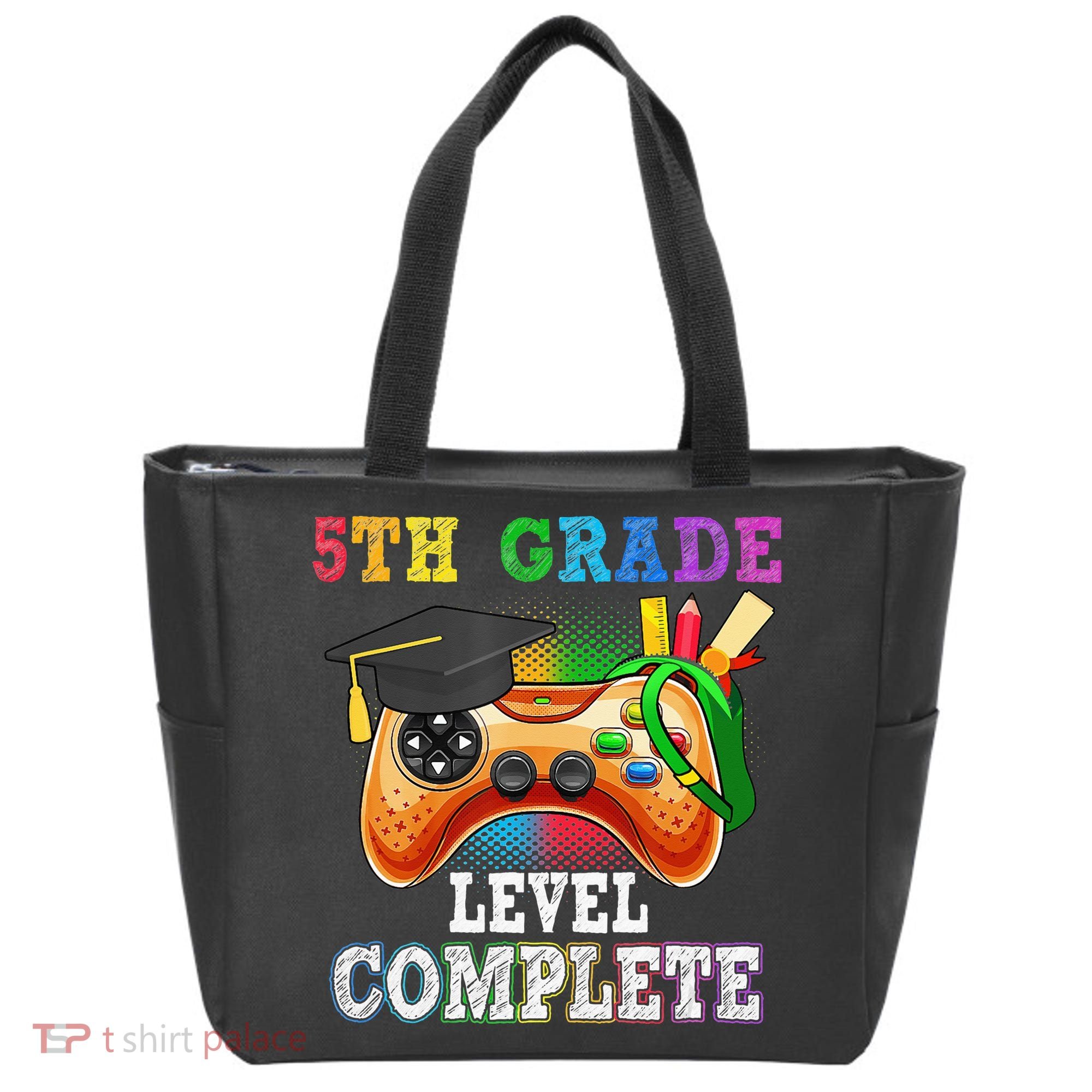 5Th Grade Level Complete Last Day Of School Graduation Tote Bag