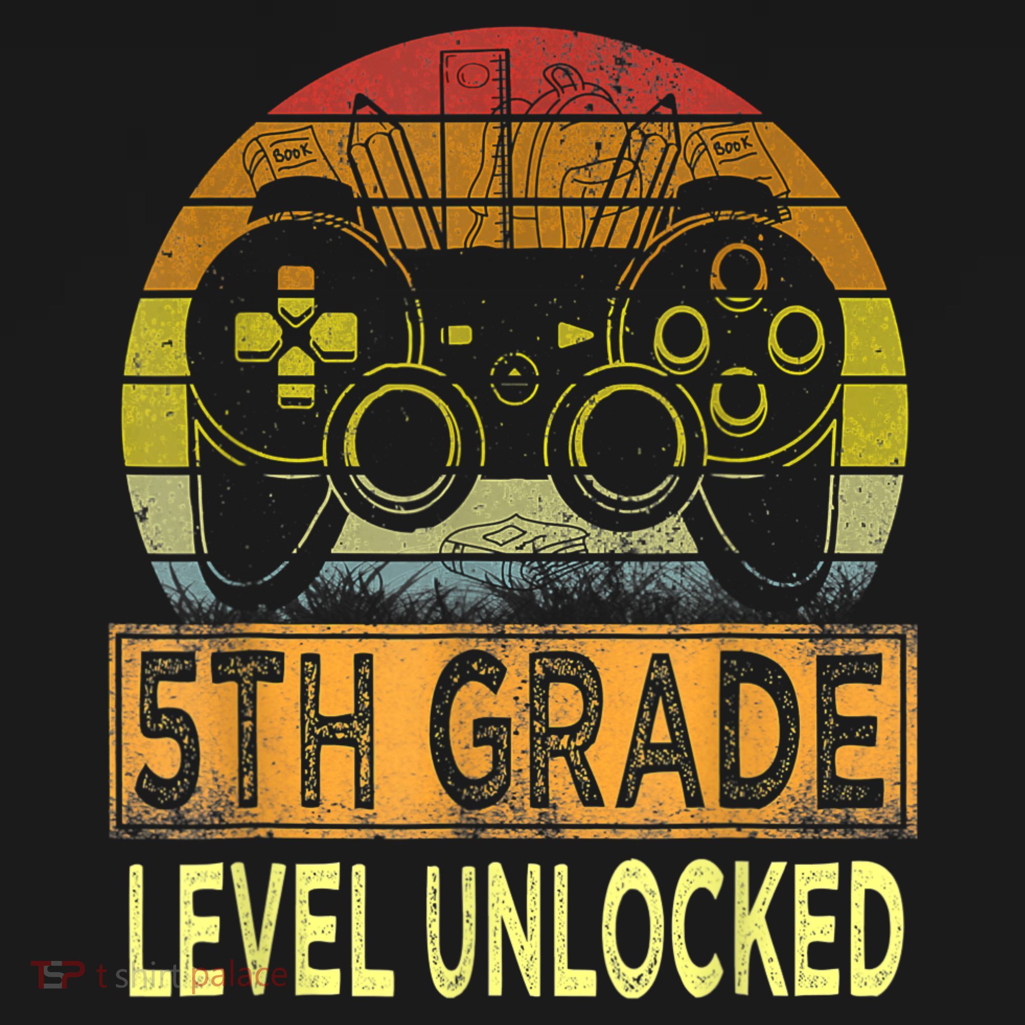 5th Grade Level Unlocked First Day Of School Video Gamer Doggie Tank