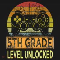 5th Grade Level Unlocked First Day Of School Video Gamer Backpack thumb 2