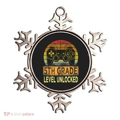 5th Grade Level Unlocked First Day Of School Video Gamer Ornament