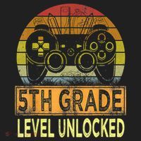 5th Grade Level Unlocked First Day Of School Video Gamer Hat thumb 2