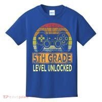 5th Grade Level Unlocked First Day Of School Video Gamer Kids T-Shirt thumb 0