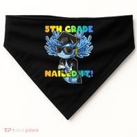 5th Grade Nailed It Axolotl Graduation Cap And Gown USA-Made Doggie Bandana thumb 0